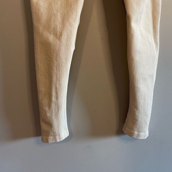 Aerie Offline Textured Ribbed 7/8 Cream Leggings | SZ S - Picture 5 of 14